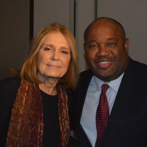Icon Gloria Steinem & Newsman Dominic Carter